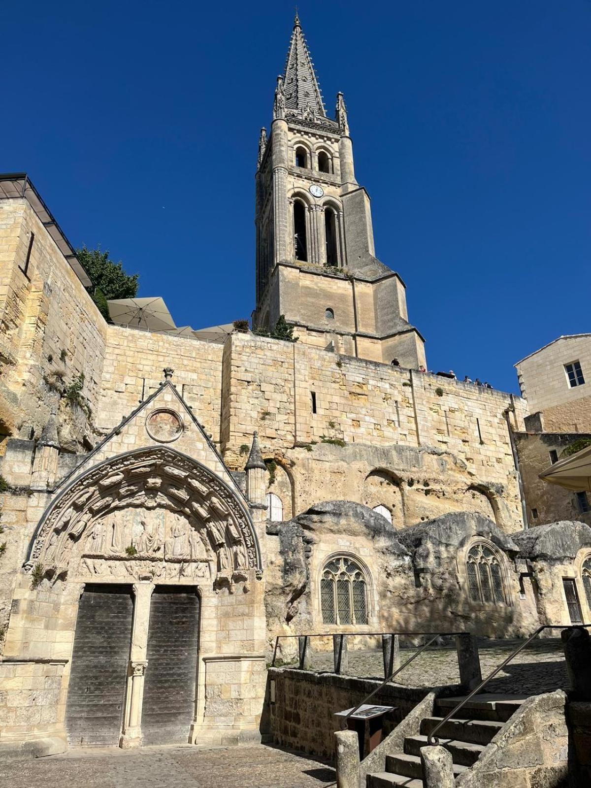 Apartamento Les Logis Des Vignobles Saint Emilion En Duplex N 2 Avec Terrasse Exterior foto